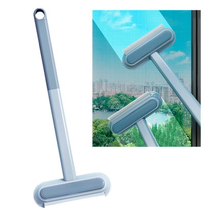 Nettoyeur de vitres manuel et éliminateur de duvets