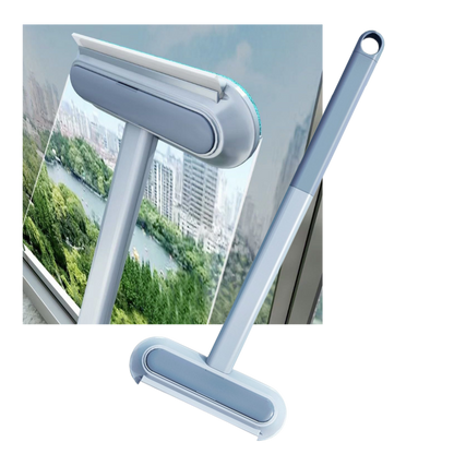 Nettoyeur de vitres manuel et éliminateur de duvets