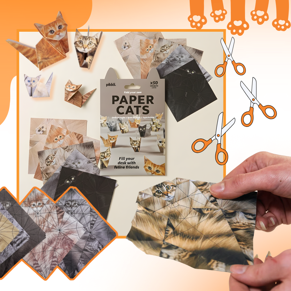 Papier origami 3D d'animaux