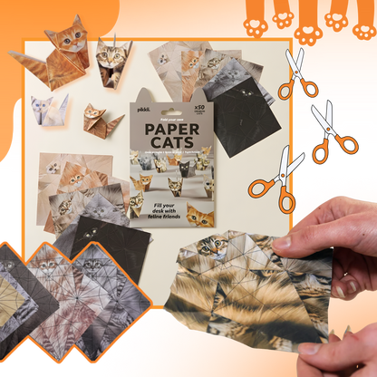 Papier origami 3D d'animaux