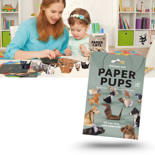 Papier origami 3D d'animaux