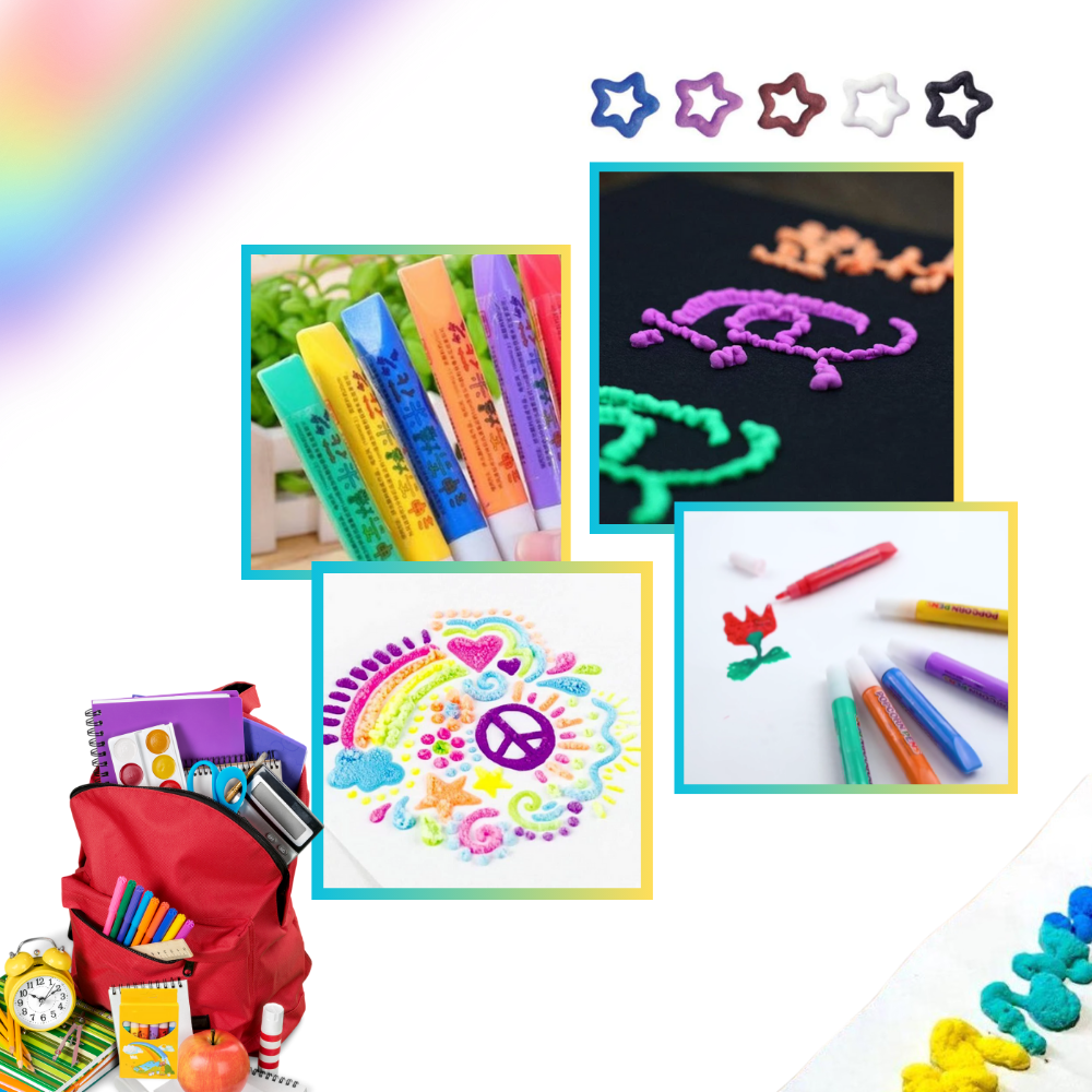 Stylo Pop Corn avec effet 3D