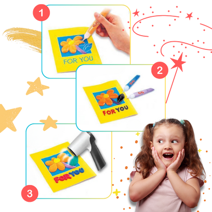 Stylo Pop Corn avec effet 3D