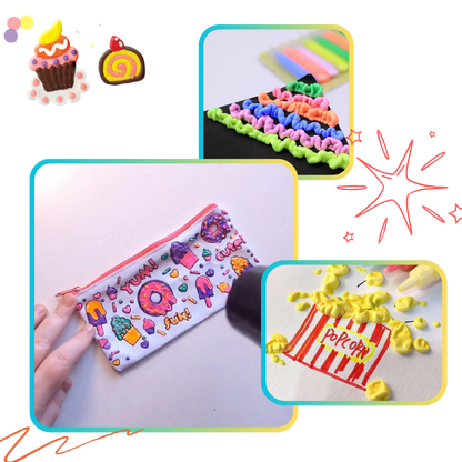Stylo Pop Corn avec effet 3D