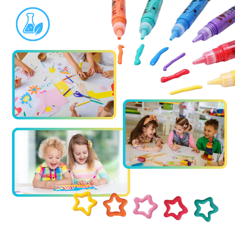 Stylo Pop Corn avec effet 3D