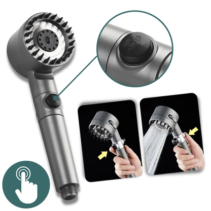 Pommeau de douche haute pression 4 en 1