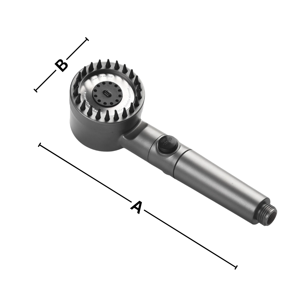 Pommeau de douche haute pression 4 en 1