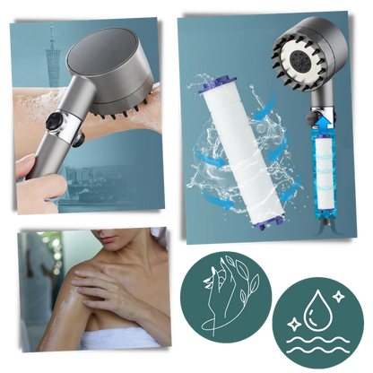 Pommeau de douche haute pression 4 en 1