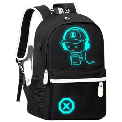 Sac à dos lumineux pour ordinateur portable
