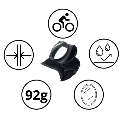 Rétroviseur de poignet pour bicyclette