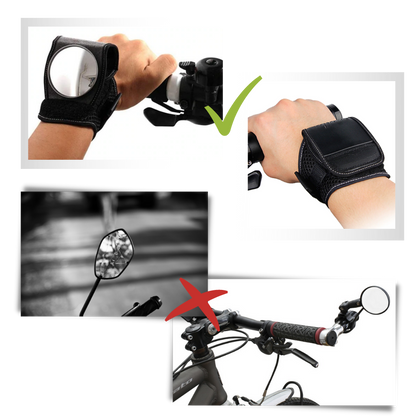 Rétroviseur de poignet pour bicyclette
