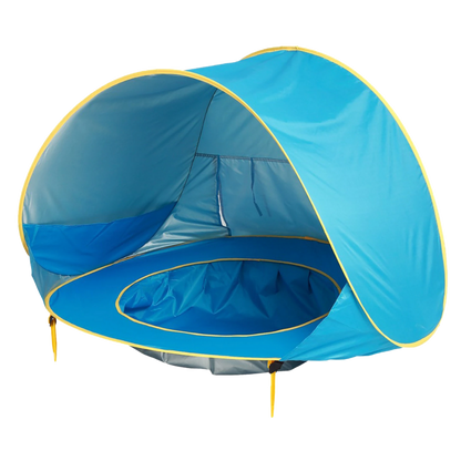 Tente de plage portative pour bébé avec mini-piscine
