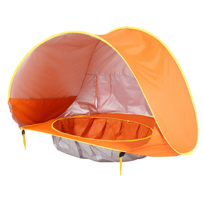 Tente de plage portative pour bébé avec mini-piscine
