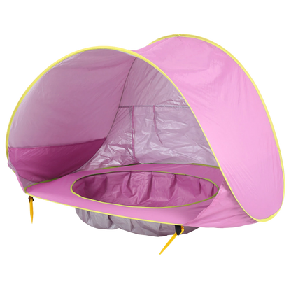 Tente de plage portative pour bébé avec mini-piscine