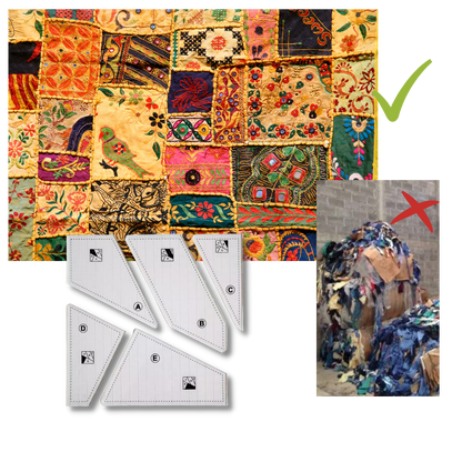 Modèle de matelassage créatif