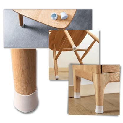 Pack de 8 protections en silicone pour pieds de meubles