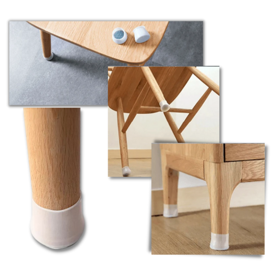 Pack de 8 protections en silicone pour pieds de meubles