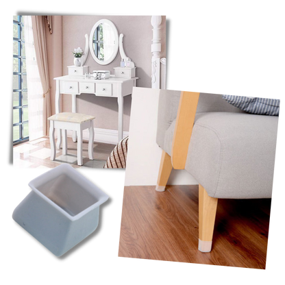 Pack de 8 protections en silicone pour pieds de meubles