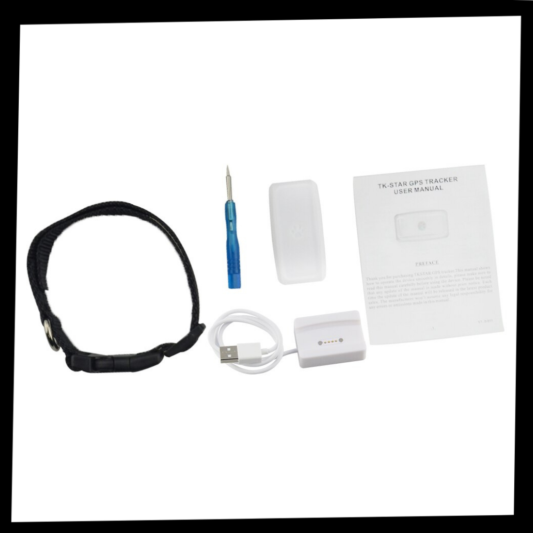 Collier de repérage gps pour animaux de compagnie