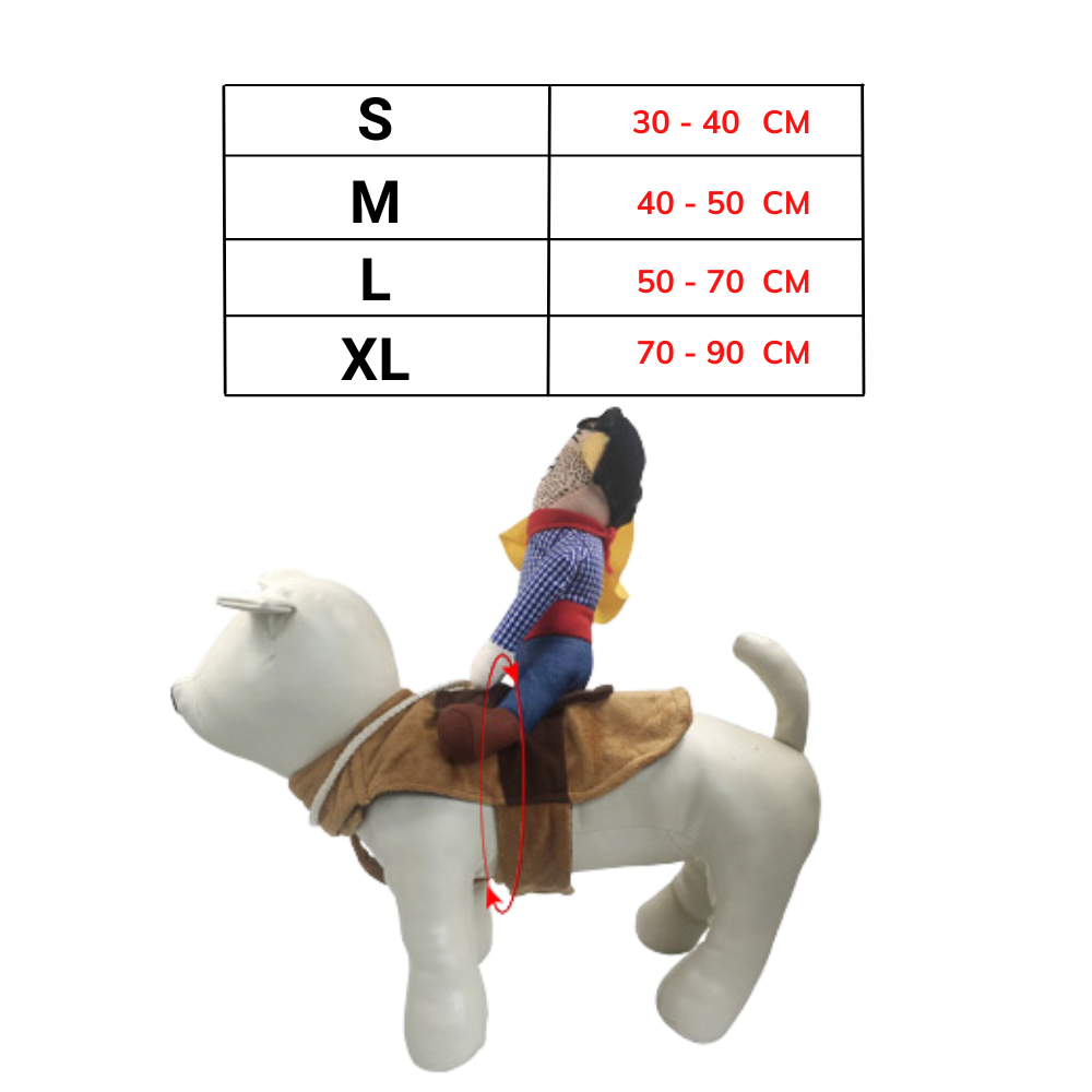 Déguisement de cow-boy pour chien