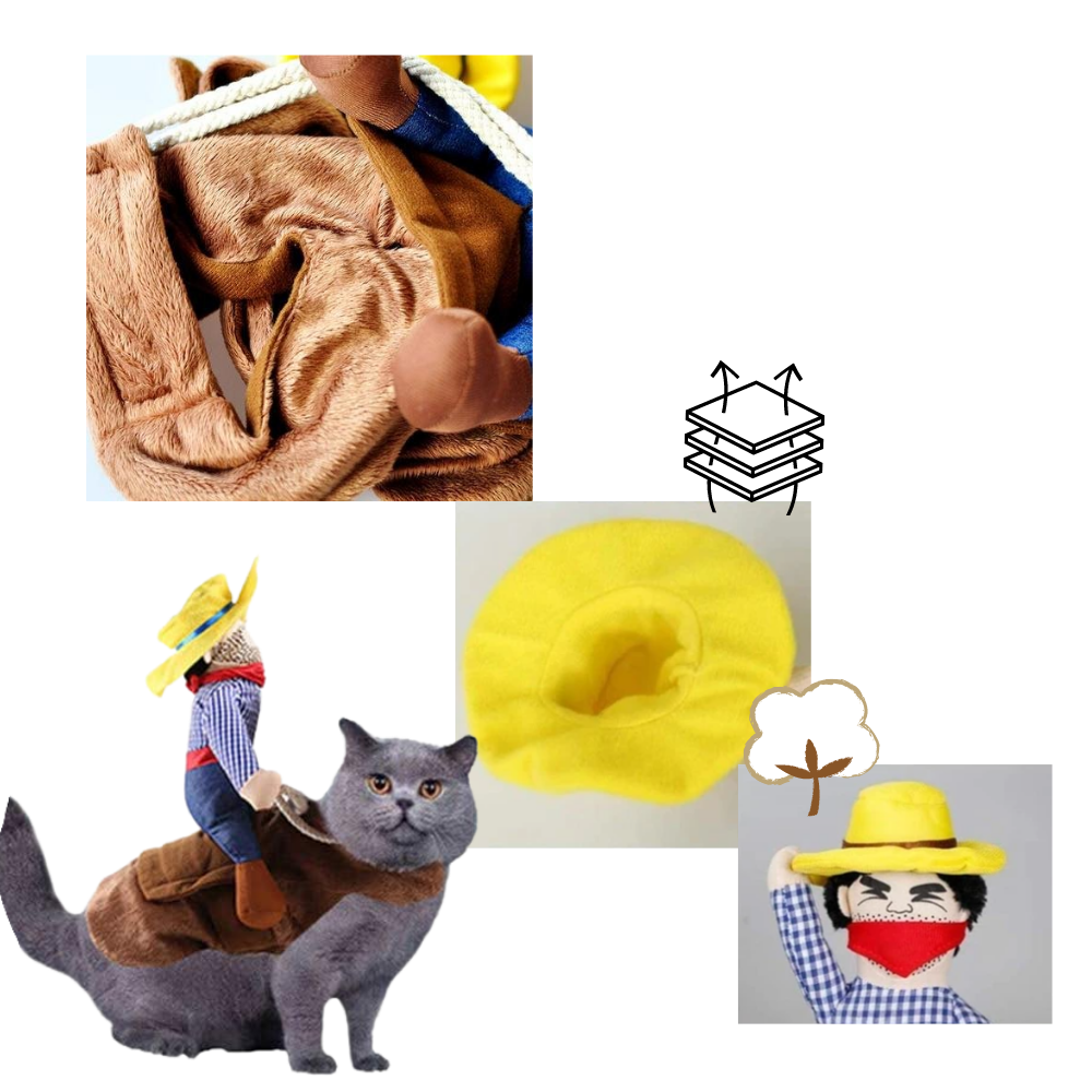 Déguisement de cow-boy pour chien