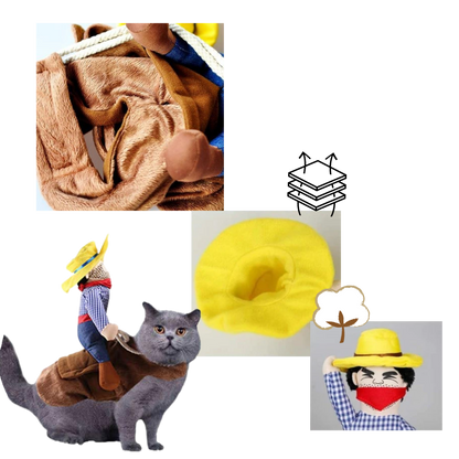 Déguisement de cow-boy pour chien