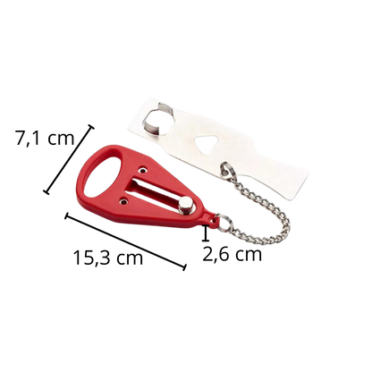 Serrure de porte portative