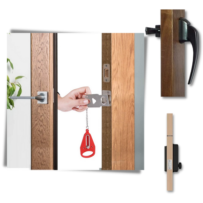 Serrure de porte portative