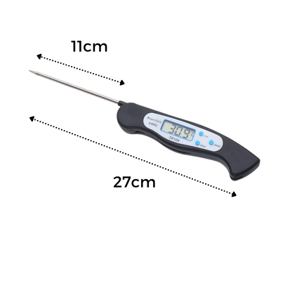 Thermomètre alimentaire numérique pliable à lecture instantanée