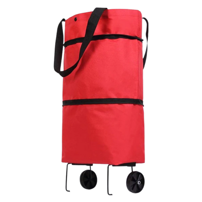 Sac de commission à roulettes pliable 30L