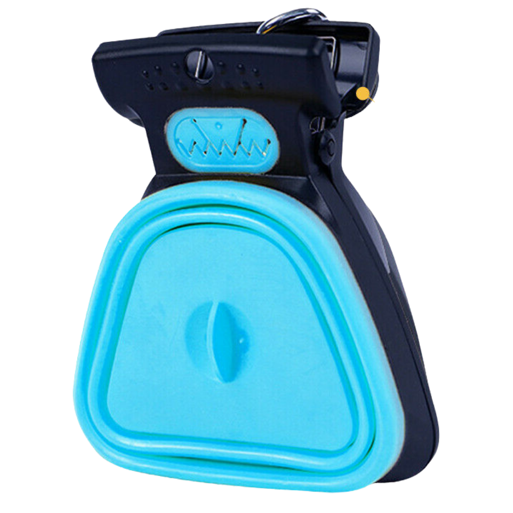 Ramasse-crottes pliable avec sacs