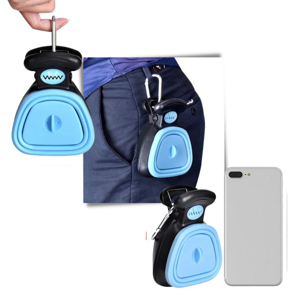Ramasse-crottes pliable avec sacs