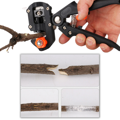 Sécateur de jardin et outil de greffage