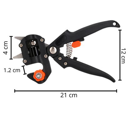 Sécateur de jardin et outil de greffage