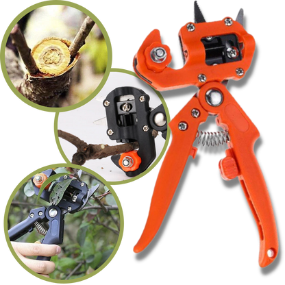 Sécateur de jardin et outil de greffage