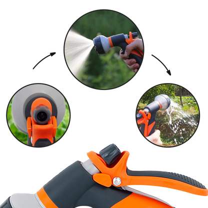 Pistolet d'arrosage universel à 8 modes