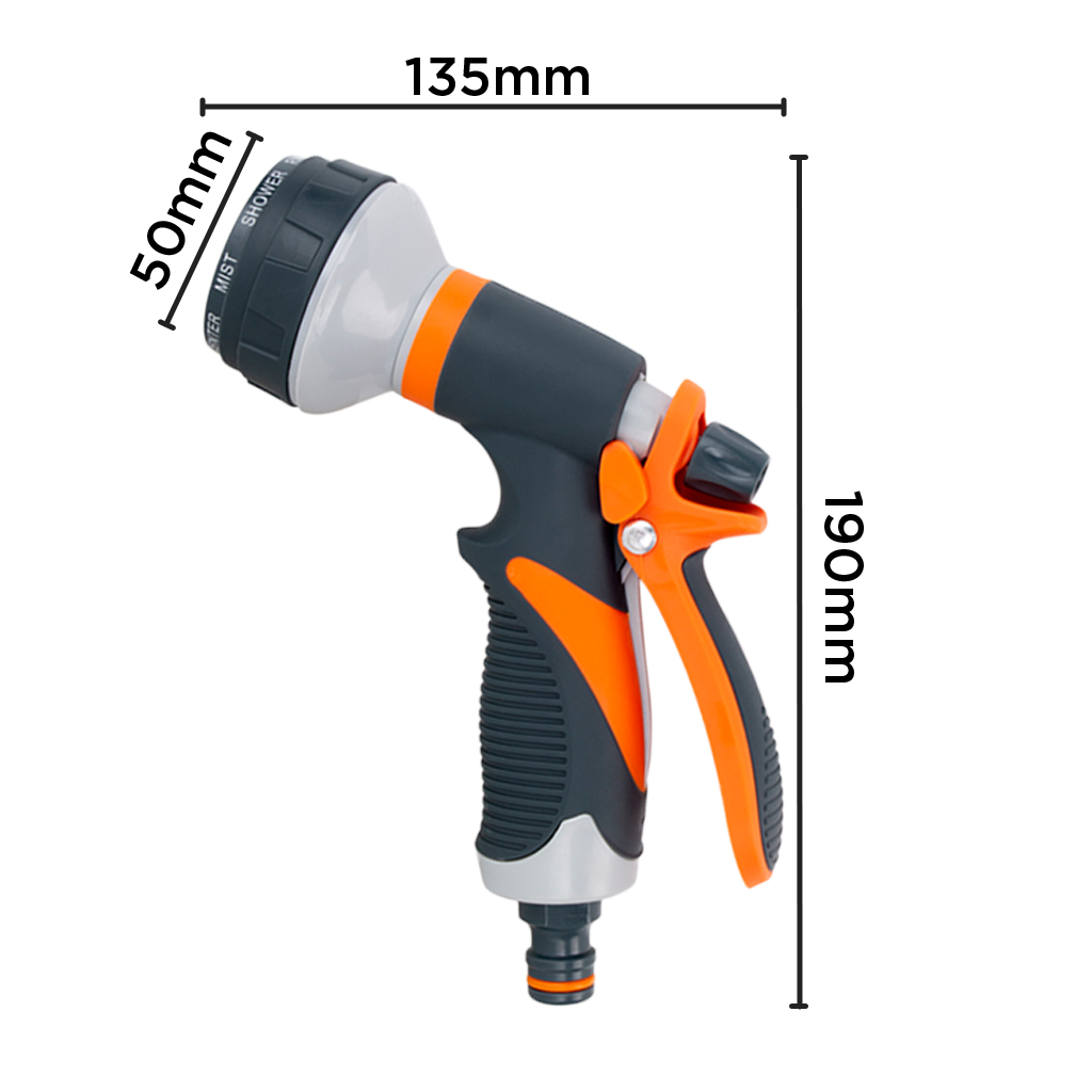 Pistolet d'arrosage universel à 8 modes