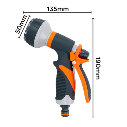 Pistolet d'arrosage universel à 8 modes