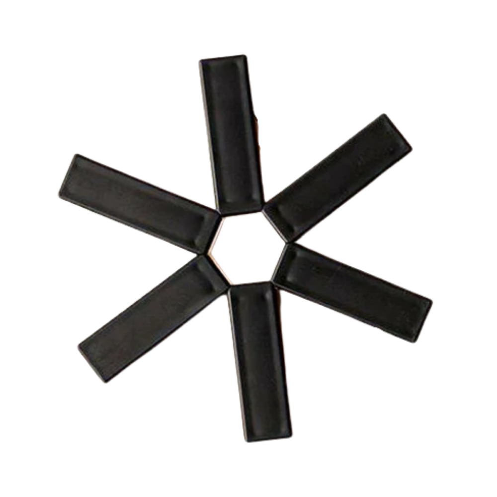 Support de récipients pliable et hexagonal