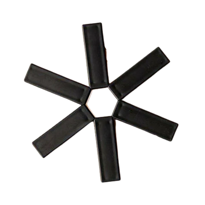 Support de récipients pliable et hexagonal