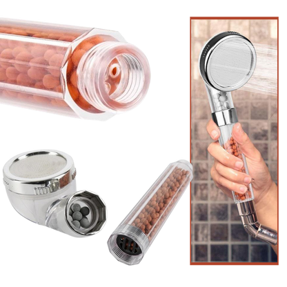 Pommeau de douche ionique à haute pression