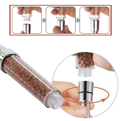 Pommeau de douche ionique à haute pression