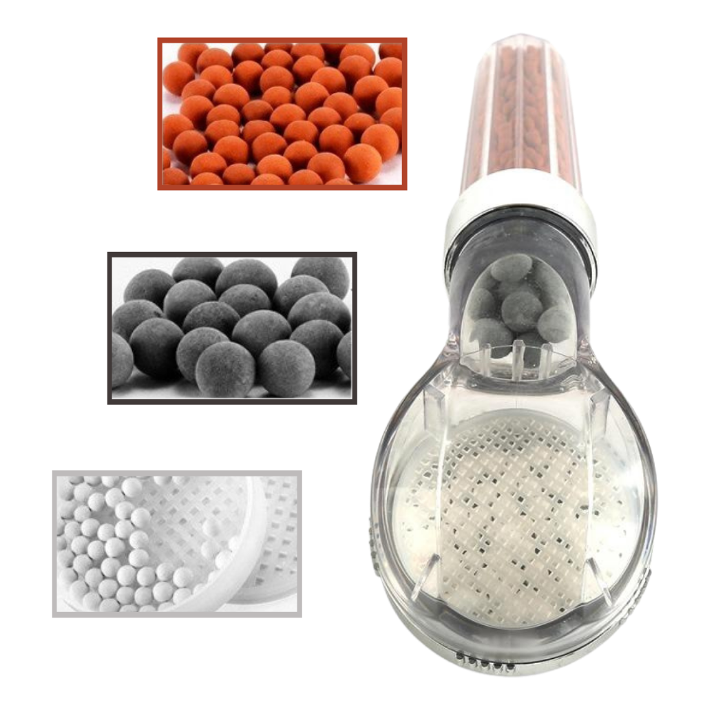 Pommeau de douche ionique à haute pression