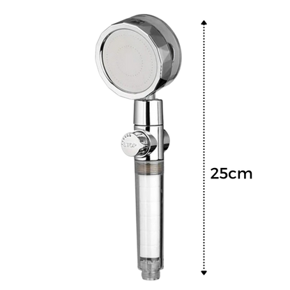 Pommeau de douche à haute pression avec hélice rotative