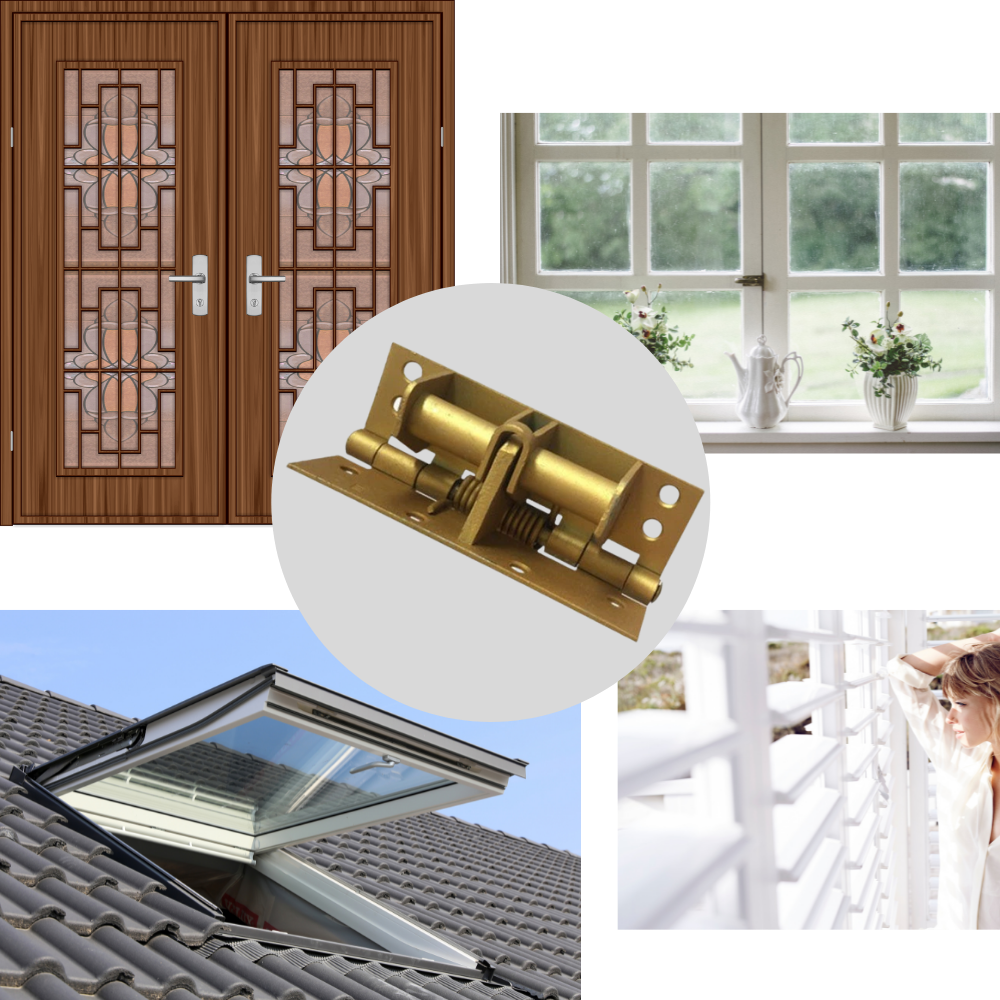 Charnière de porte polyvalente à fermeture douce