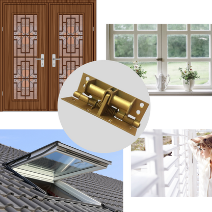 Charnière de porte polyvalente à fermeture douce