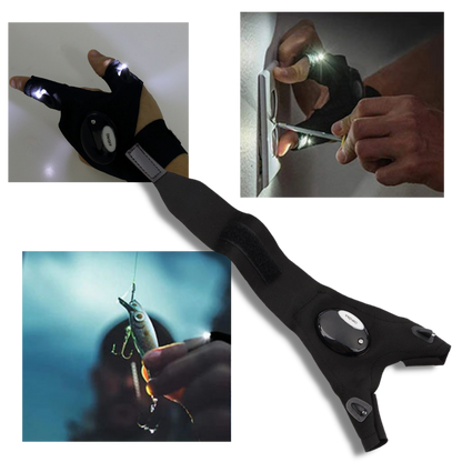 Paire de gants à LED avec lumières étanches