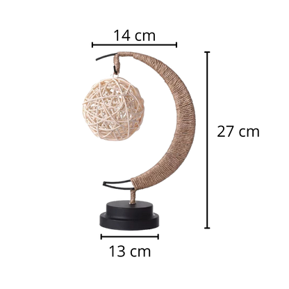 Lampe led "Lune" enchantée