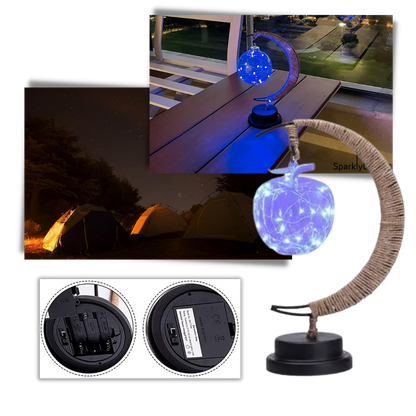 Lampe led "Lune" enchantée