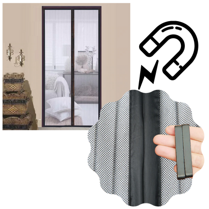 Moustiquaire magnétique pour porte